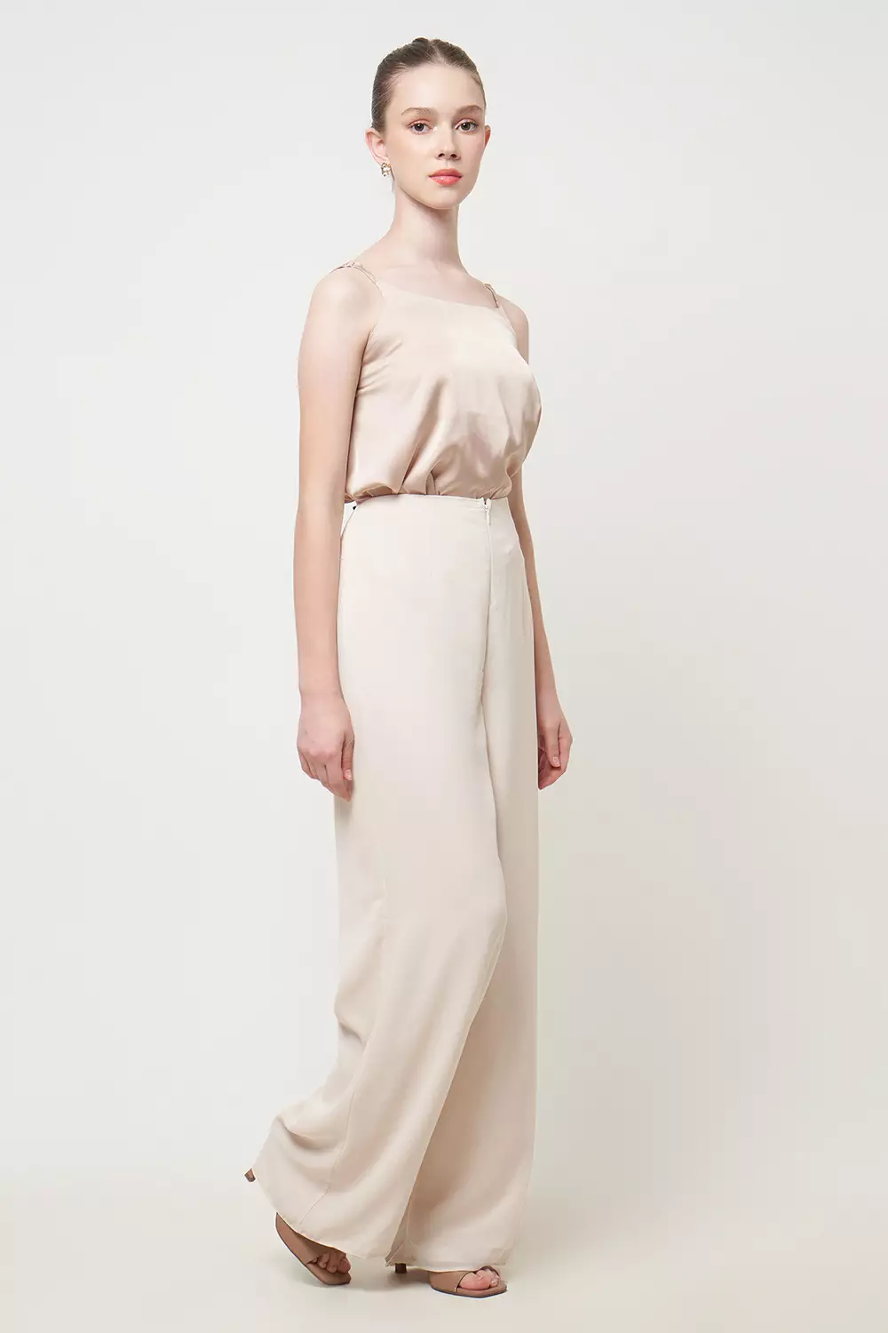 Elara Pants in Ivory