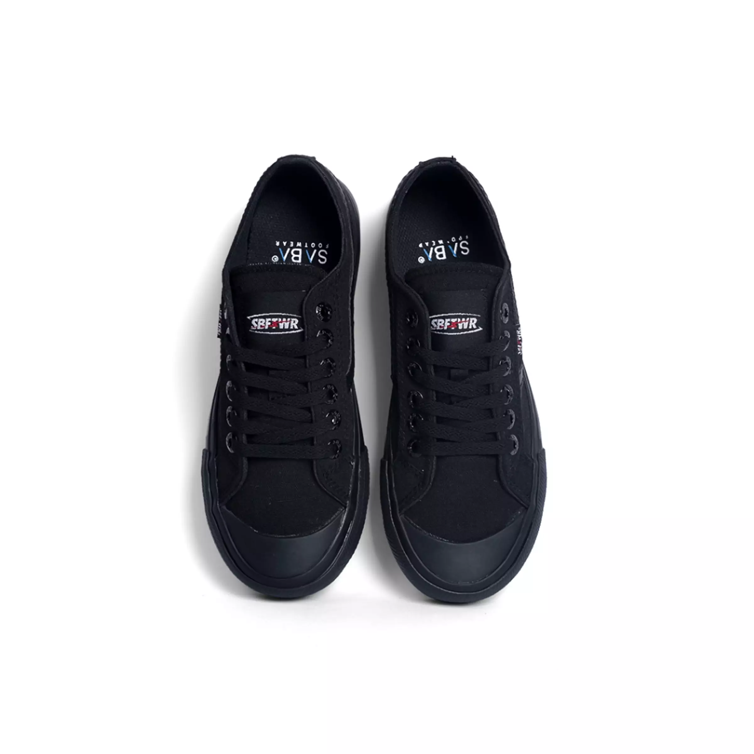 SABA Veloz Low All Black - Sepatu Sneakers Casual Pria Wanita