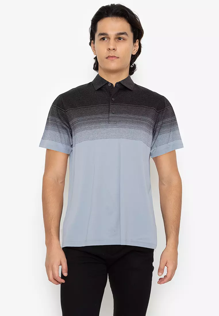 Buy Jack Nicklaus Black Label End On End Heather Striped Polo Shirt 2023  Online ZALORA Philippines