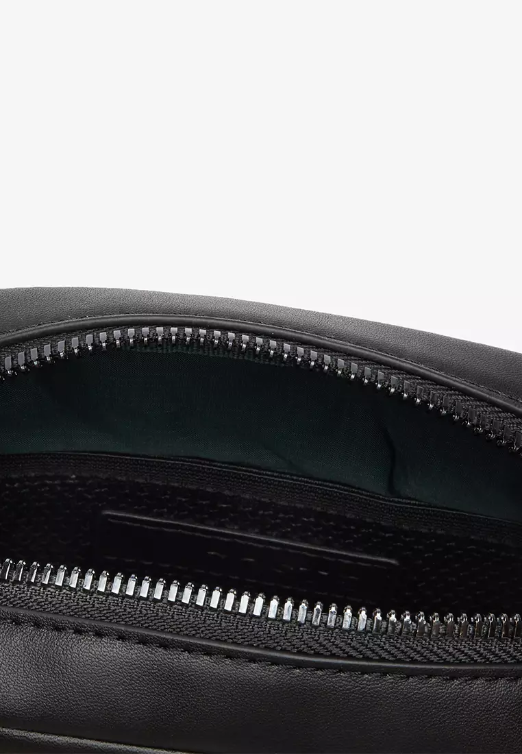 Embossed Monogram Vertical Satchel