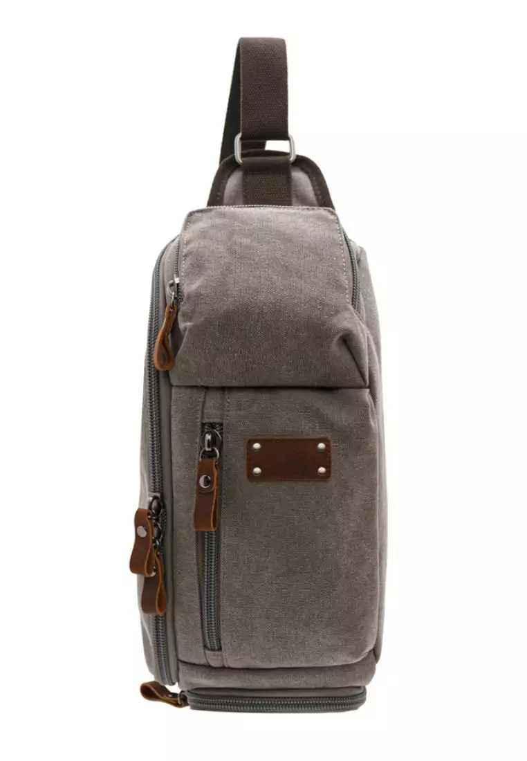 Men's The Blend Clipped Monogram Canvas Messenger Bag - Men's