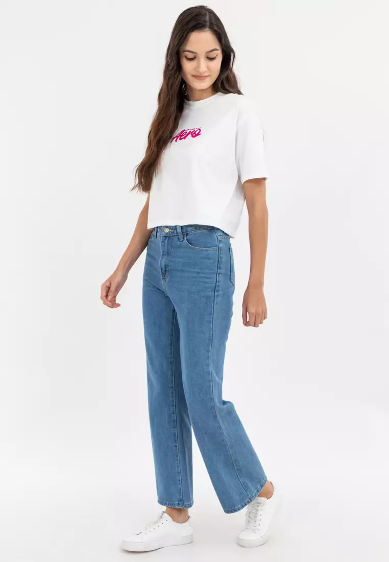 Ladies Graphic Boxy Fit Tee