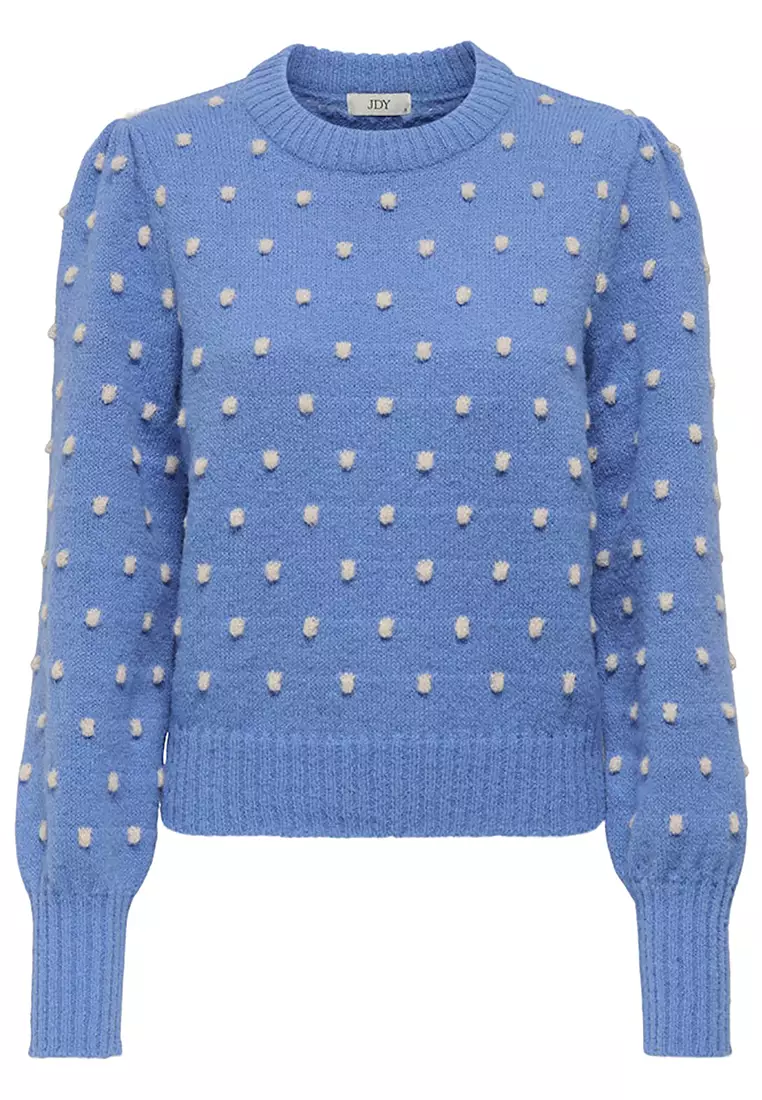Long Sleeves Pom Poms Pullover Sweater