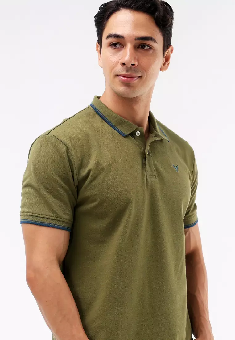 Cvc Collared Shirt Pique
