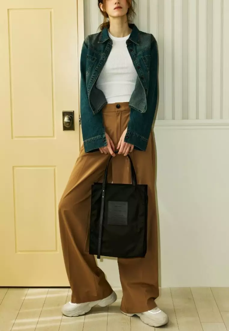 PORTER Nylon Shoulder Bag Black