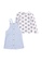 Levi's blue Levi's Girl Toddler's Long Sleeves Top & Skirtall Set (2 - 4 Years) - Kentucky Blue C88C8KA38FAAC6GS_1