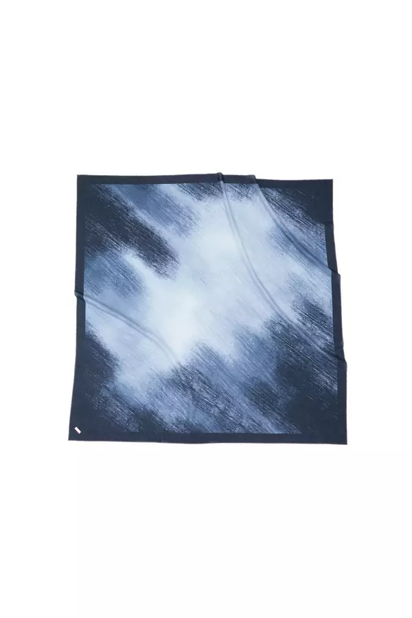 MINIMAL - Zaanera - Scarfs Motif Gradasi - White Warna White