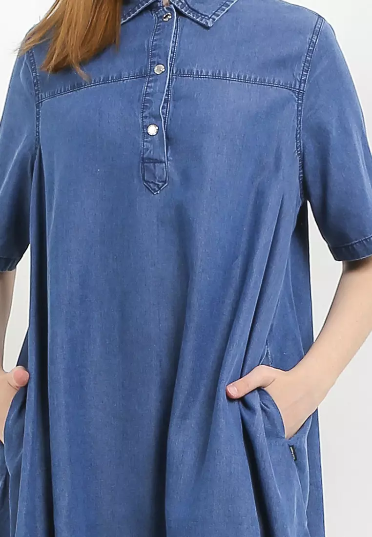 Ericka Denim Mini Dress