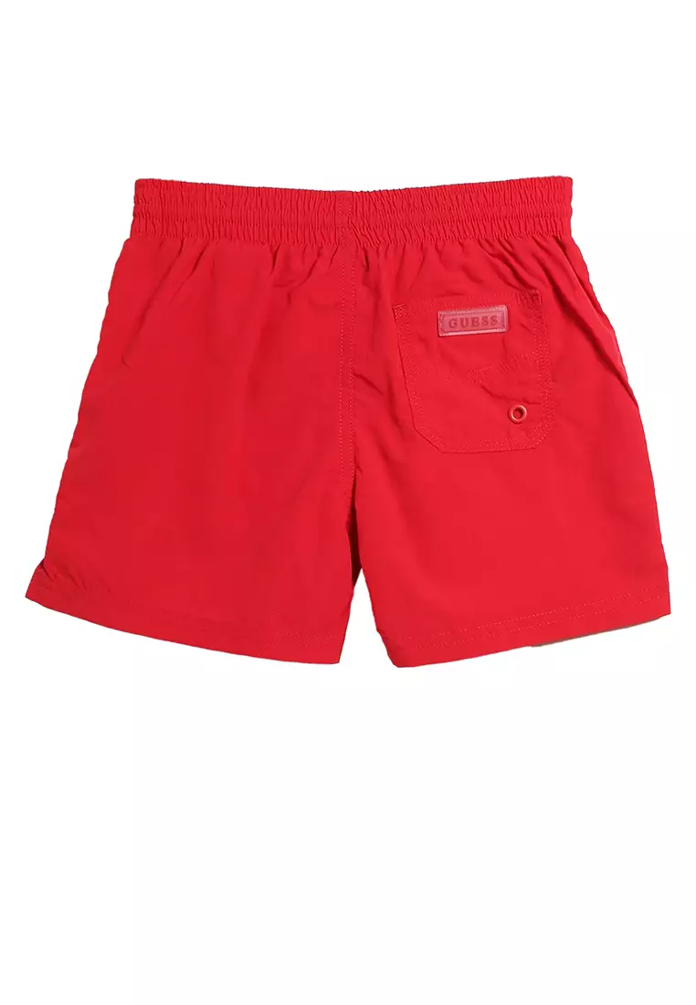 Red swimming new arrivals trunks