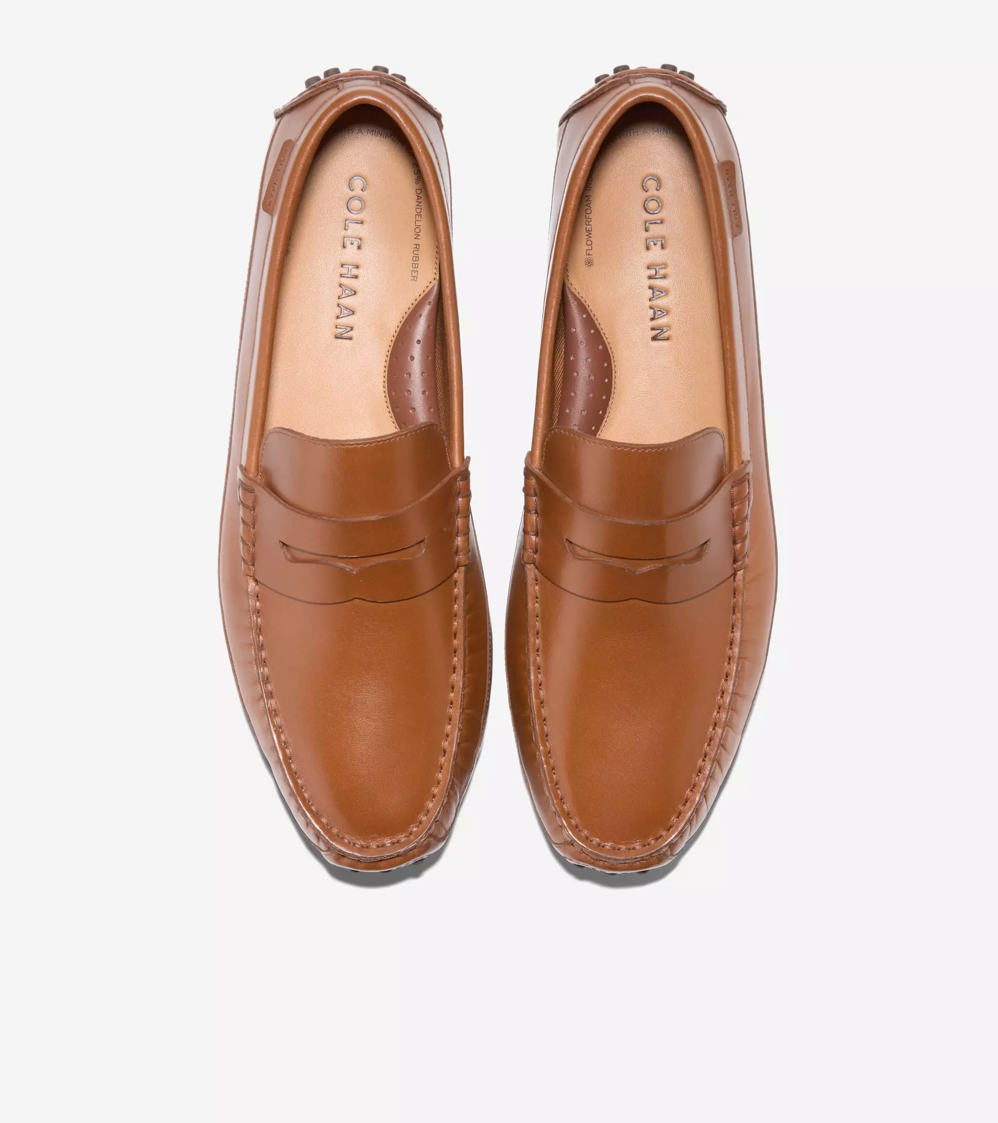Cole Haan Men Davies Grand Penny Driving Loafers - (Brown)
