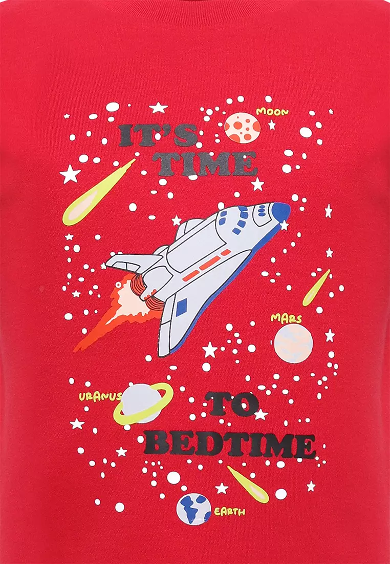 Qna Boy Jairo T-shirt Pendek anak Merah