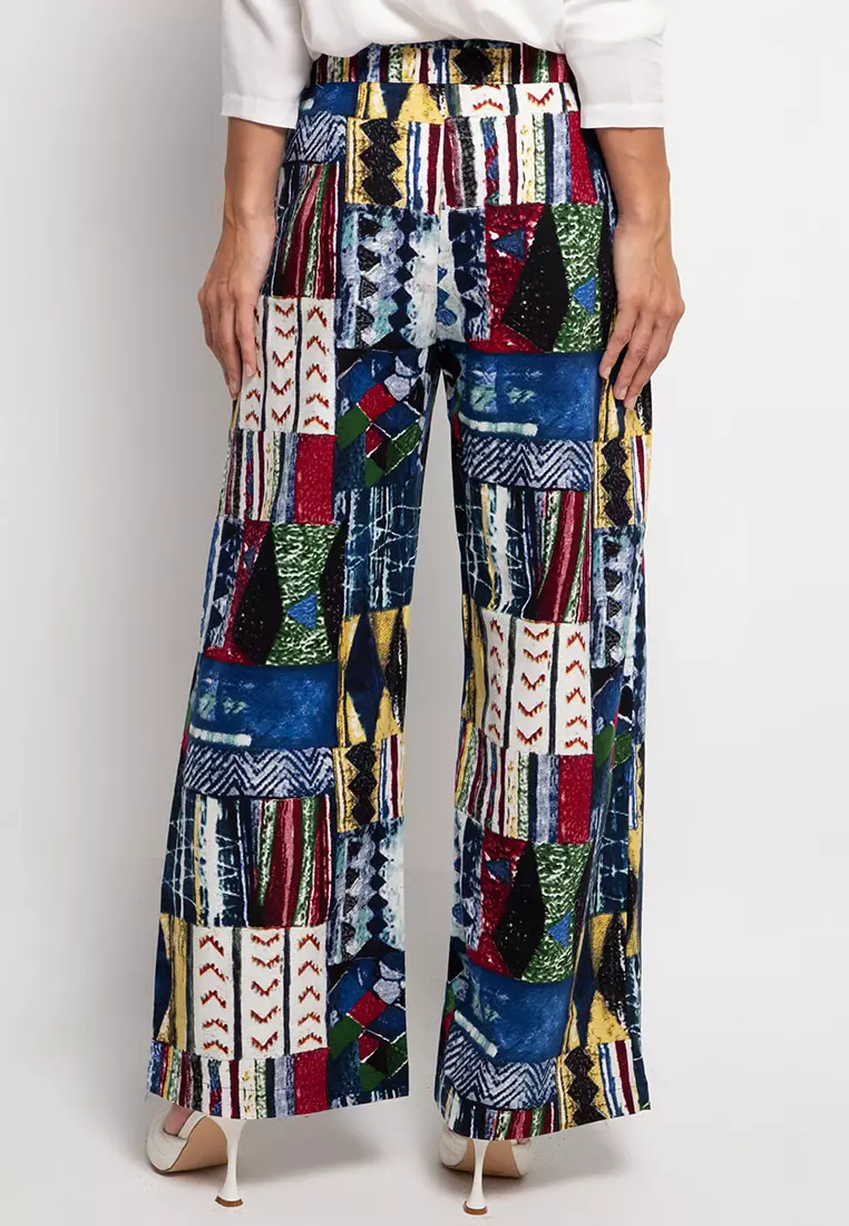 Abstract Linen Pants Mask