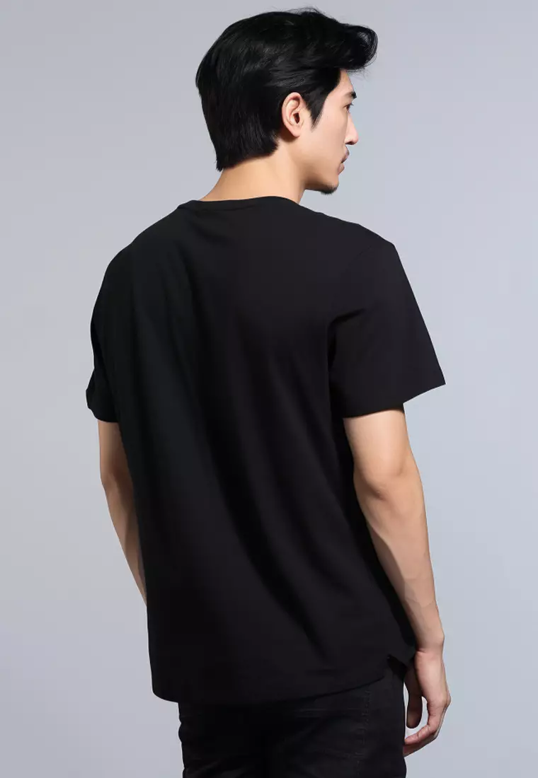 MTI60 Kaos T-Shirt Pria Instacool Thirdday X Bitcoin Hitam