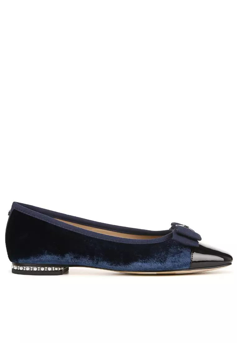 Navy sam discount edelman flats