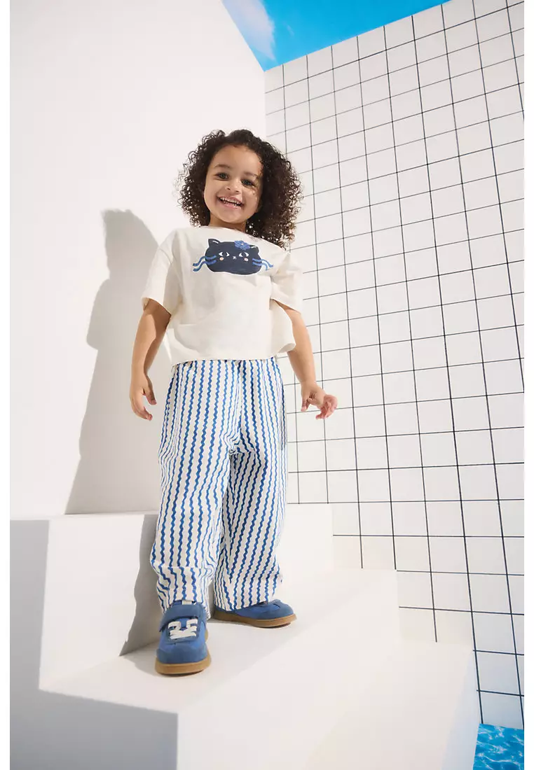 Cat T-Shirt and Trousers Outfit