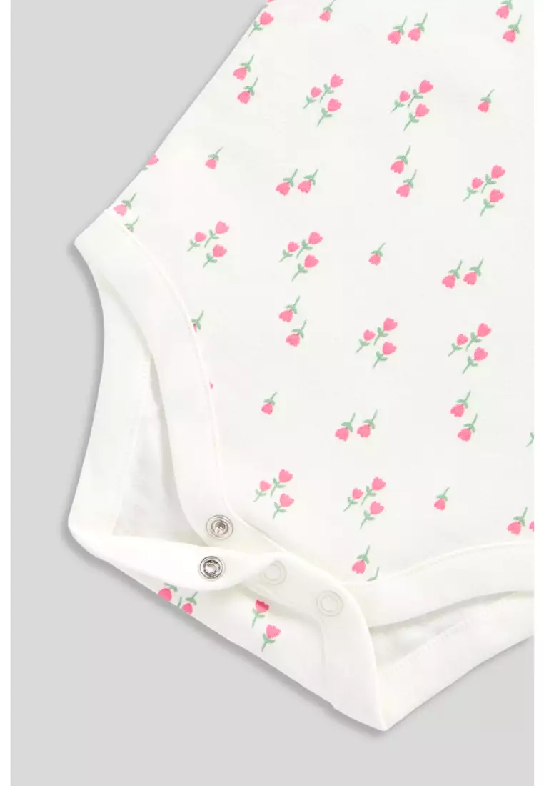 Tulip Short-Sleeved Bodysuits - 5 Pack