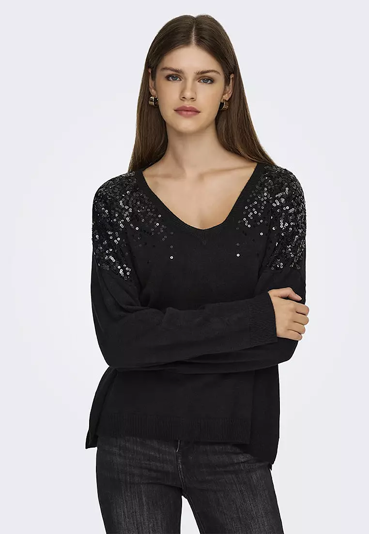 Starry Knitted Pullover