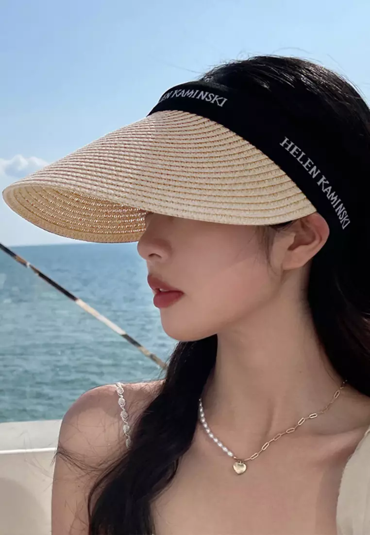 Versatile Sunscreen Sunshade Straw Hat A22062401BEBK