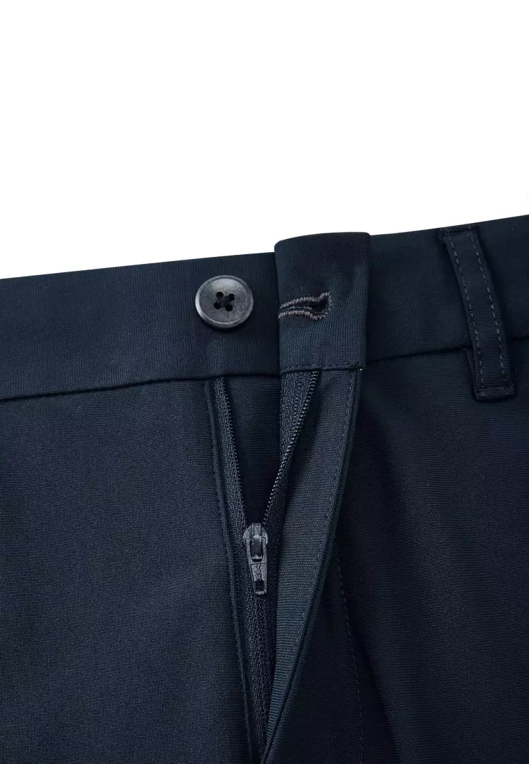 G2000 Effortless Motion Multi-Way Stretch Poly Knit Ottoman Slim Tapered Fit Casual Pants