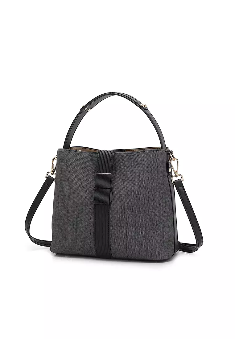 Women's Top Handle Bag / Sling Bag / Crossbody Bag / Shoulder Bag - Black