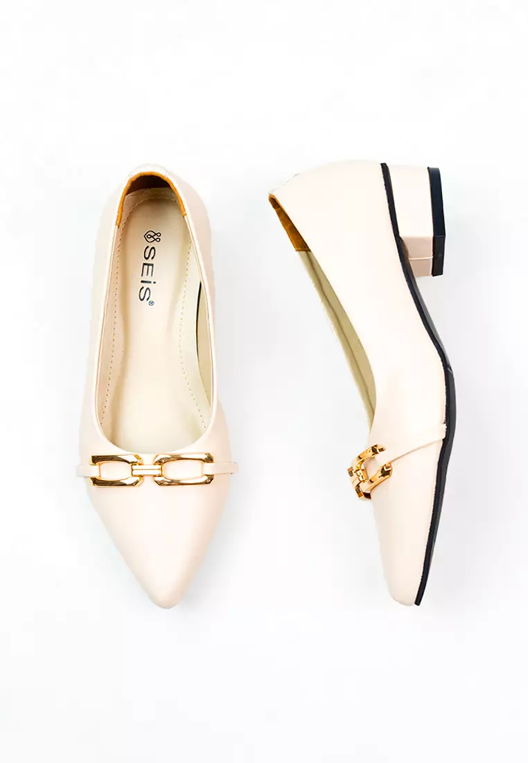 SEIS Alora Pantofel Wanita | Sepatu Heels Wanita Hak 3 cm