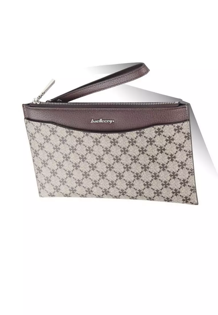 Dompet Clutch Pria Wanita Resleting Bahan Kulit PU Leather Premium Quality ORIGINAL