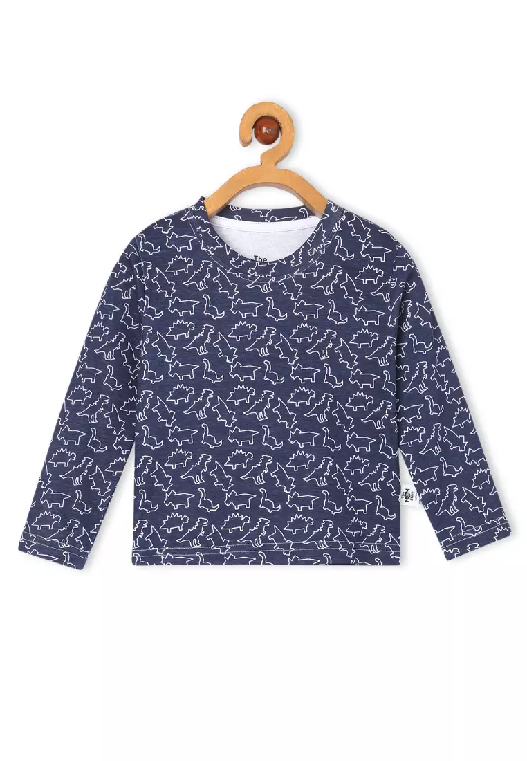 Baby and Kids Pajama Nightsuit Set- Dinos Rule