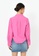 FORCAST pink FORCAST Dallas Oversized Cotton Blouse 80CE0AA1032918GS_5