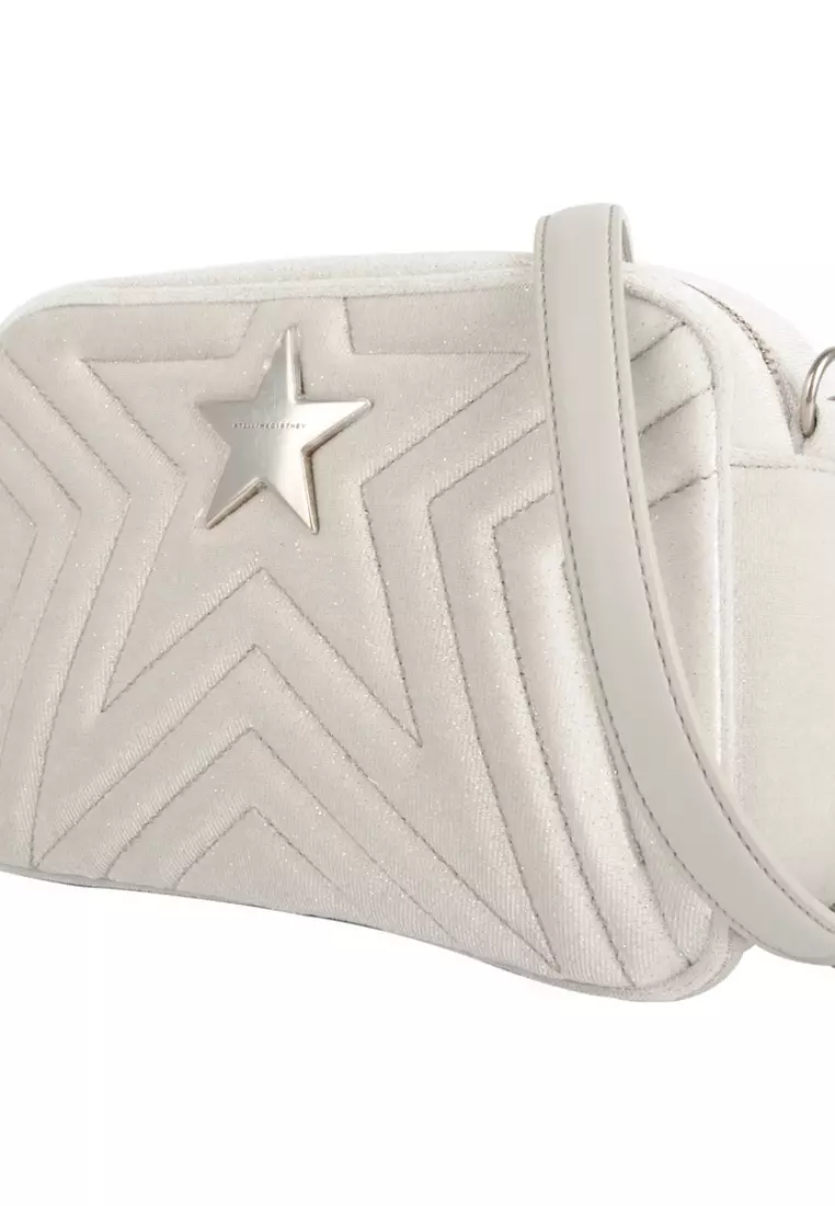 Stella Mccartney Star Small Shoulder Bag in Silver