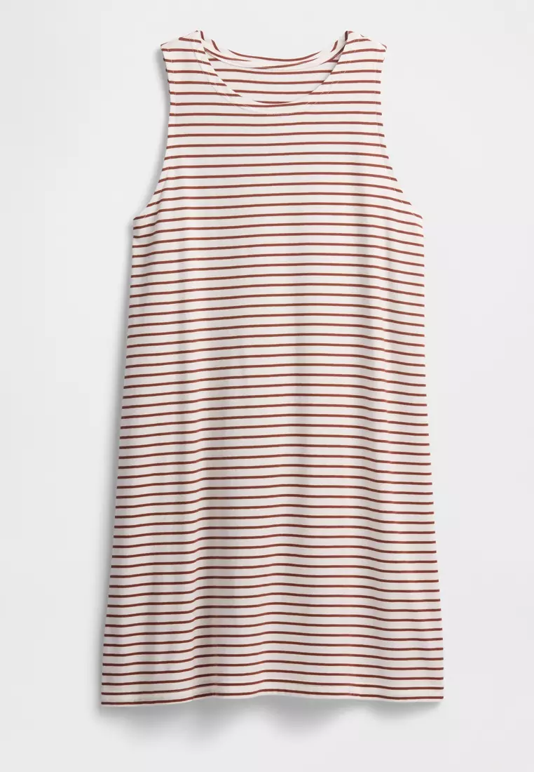 Sleeveless Shift Mini Dress