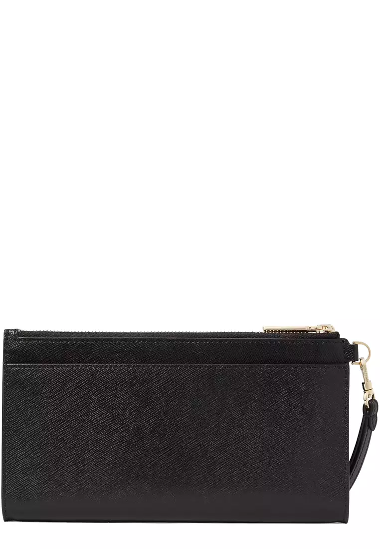 Buy Kate Spade Kate Spade Madison Double Zip Wristlet in Black kc588 ...