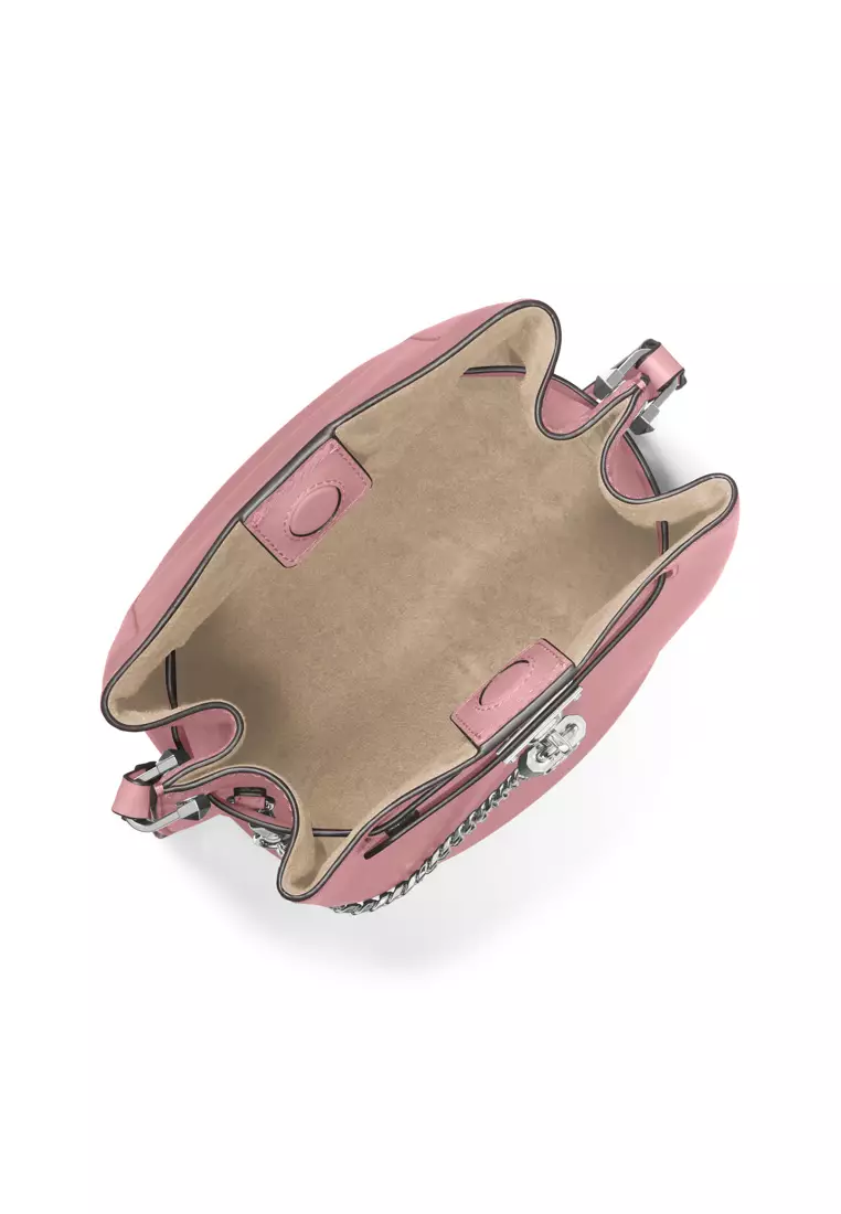 MICHAEL Michael Kors Hamilton Small Messenger Bag in Pink