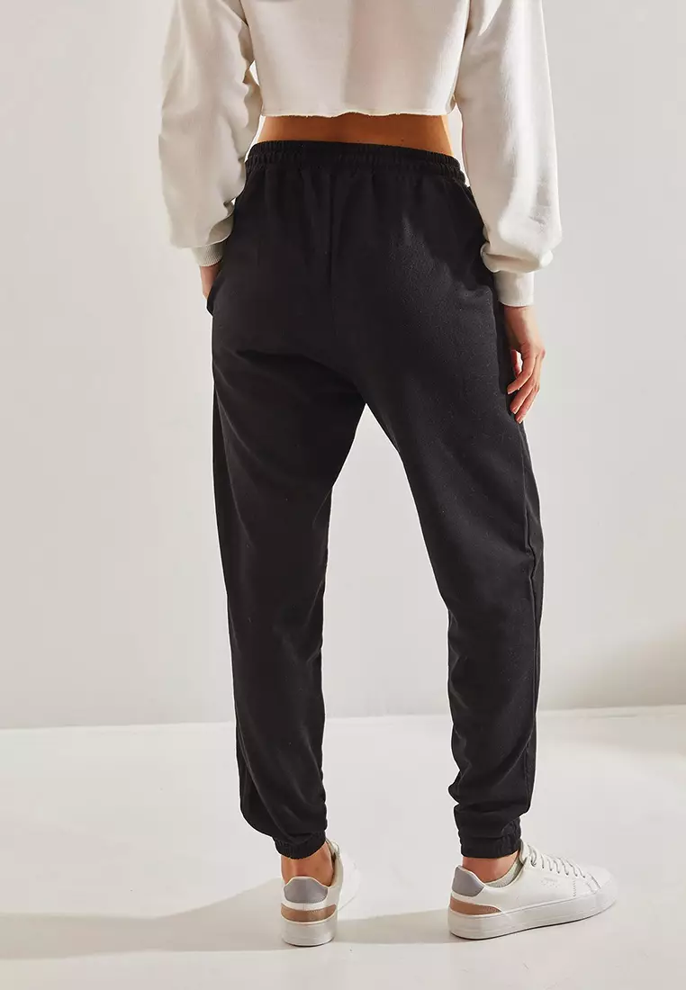 Women's Two Thread Cuff And Elastic Waist Sweatpants