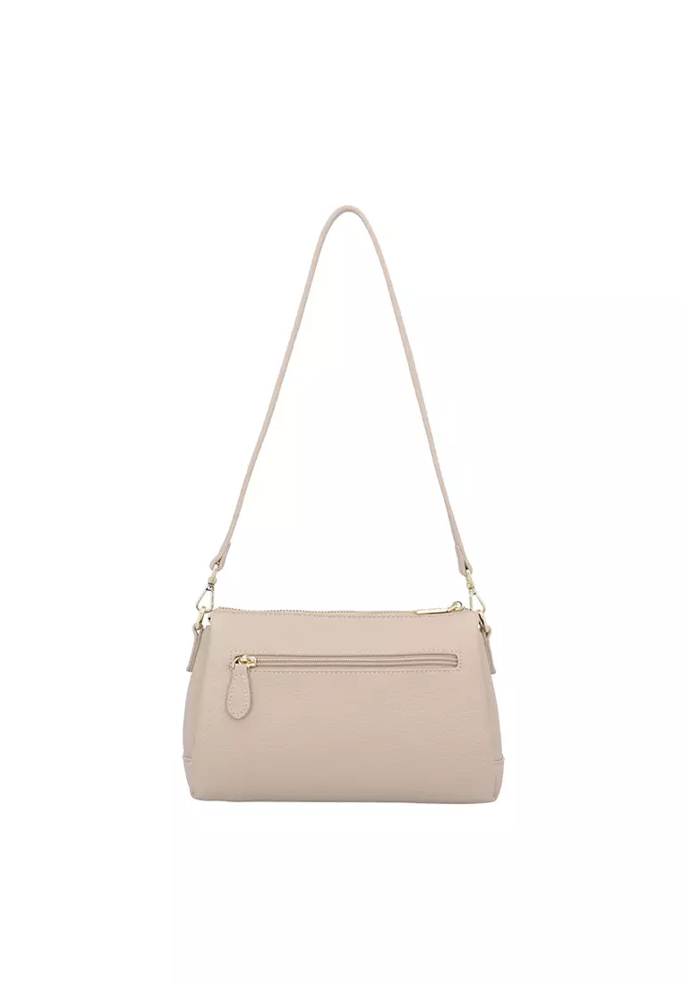 CR Harper 2-Way Shoulder Bag - Nude