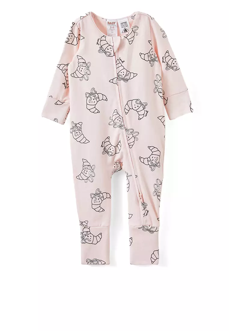 The Long Sleeve Zip Romper