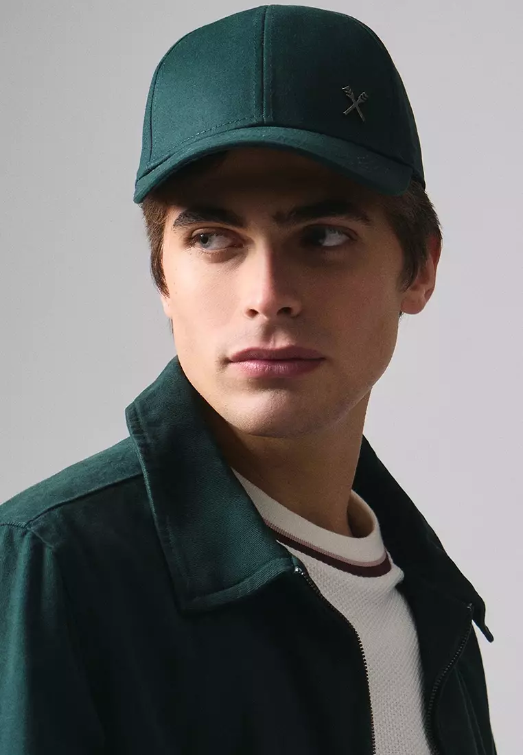 Baseball Cap With Metal Oar