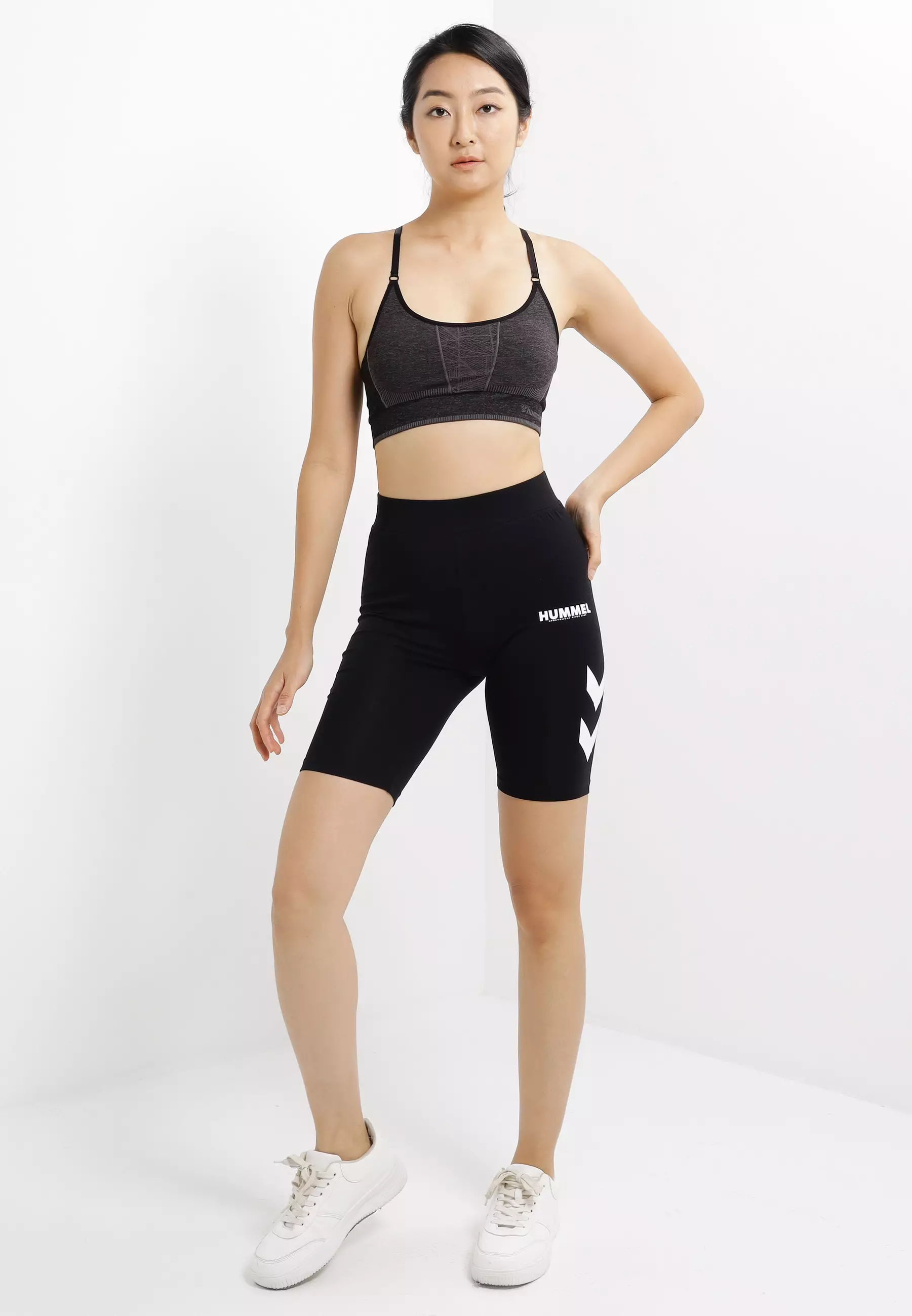 Buy Hummel MT Energy Seamless Sports Top in Black/Asphalt Melange 2024  Online