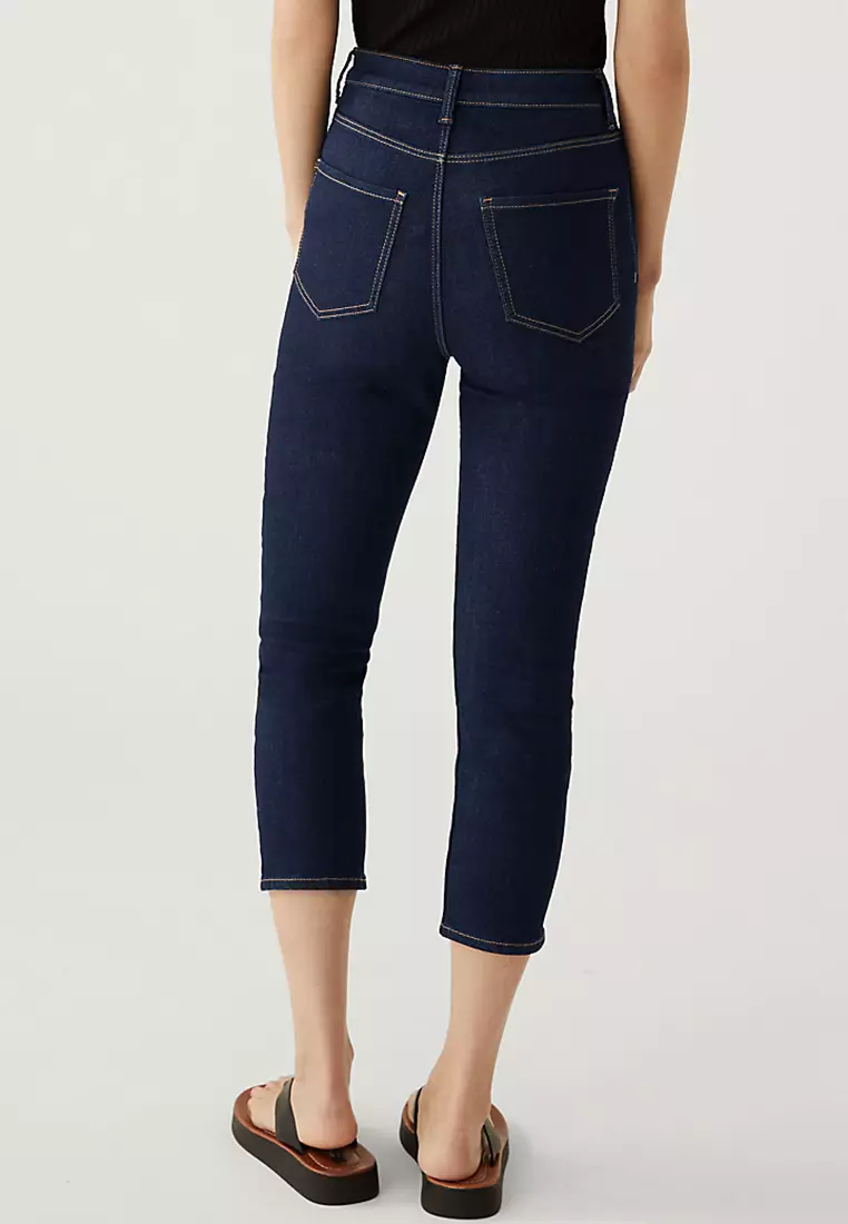 Supersoft High Waisted Skinny Cropped Jeans