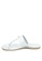 Rag & CO. white Leather Thong Flat Sandals 18396SH0B1D498GS_3