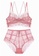 W.Excellence pink Premium Pink Lace Lingerie Set (Bra and Underwear) 7C924US6723458GS_1