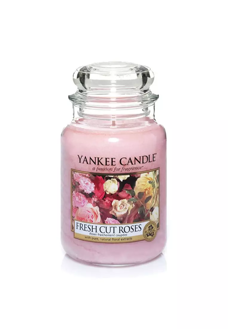 Buy YANKEE YANKEE CANDLE - LARGE JAR 623G - FRESH CUT ROSES 2024 Online