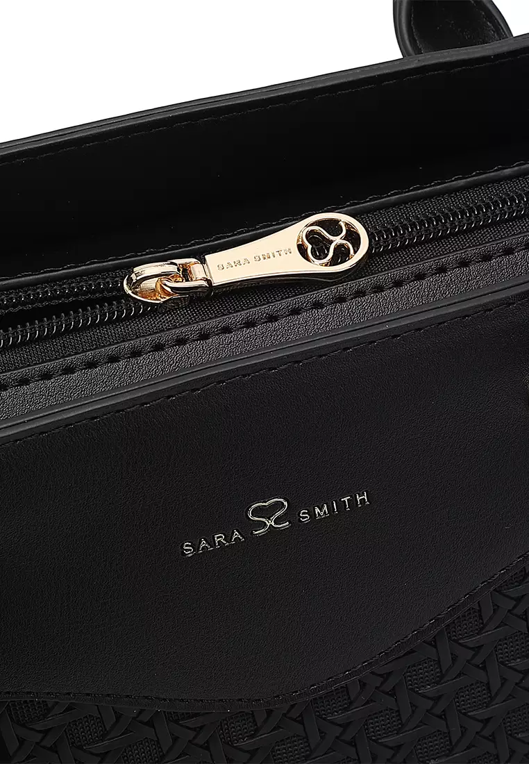 Women's Top Handle Bag / Sling Bag / Crossbody Bag (Tas Selempang / Tas Tangan) - Hitam