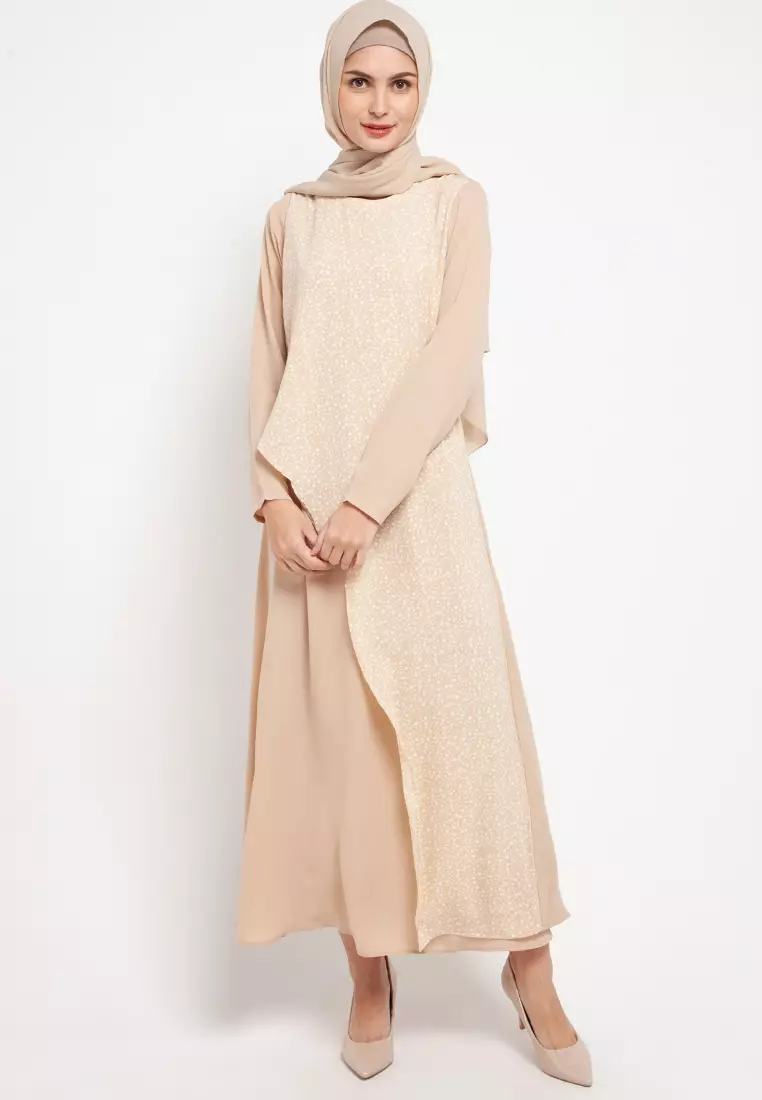 Jody Maxi Dress In Cream Print