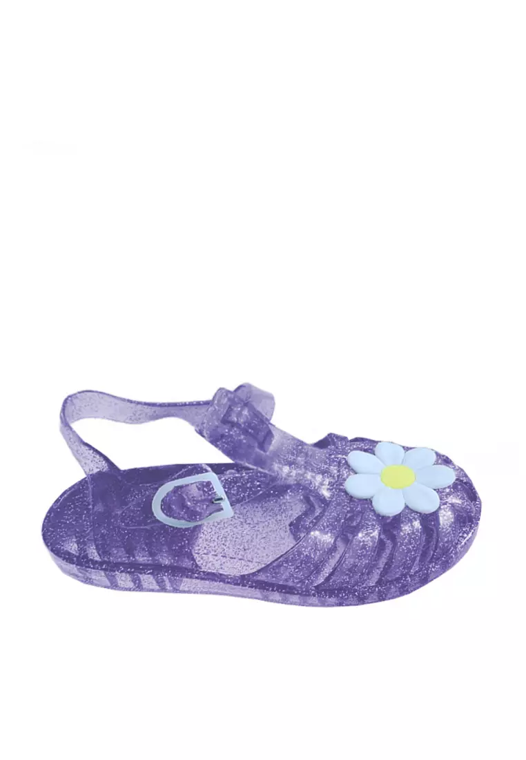 Purple on sale jelly sandals