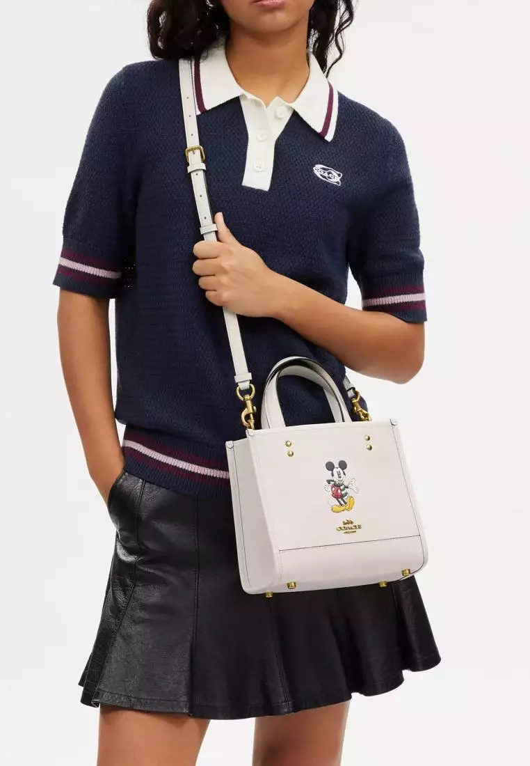 Disney X Coach Dempsey Tote 22 With Mickey Mouse Chalk Multi