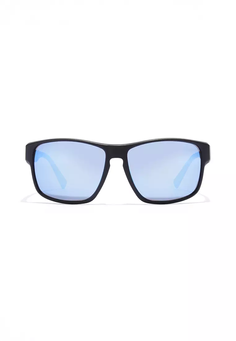 Faster Raw - Black Blue Chrome Sunglasses for Men and Women, Unisex. Official Product designed and Made in Spain
