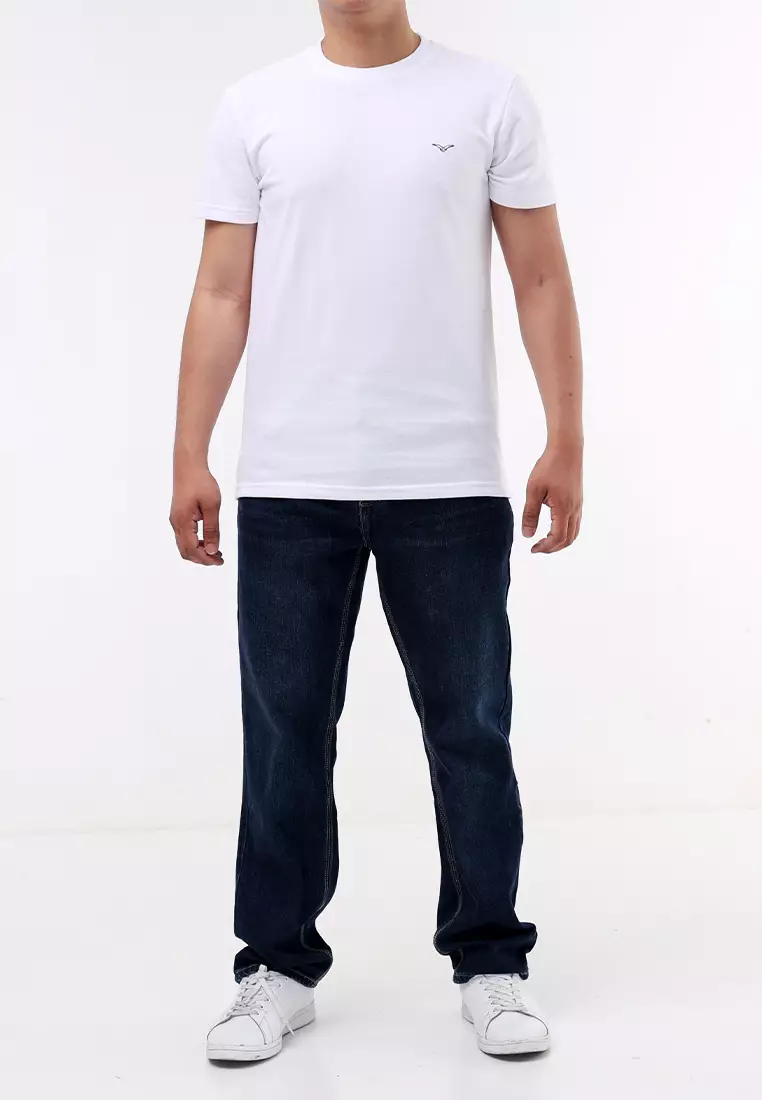 Round Neck Pique Short Sleeve