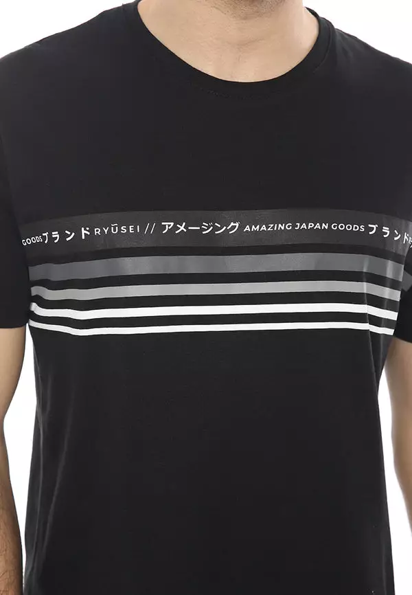 Ryusei Tshirt Yamagata Black
