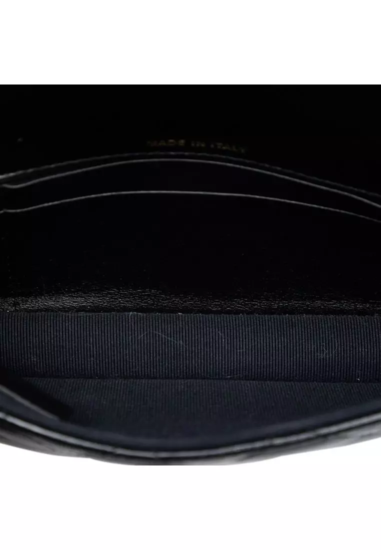 Pre-Loved Chanel Quilted Lambskin Giant Cc Flap Phone Holder With Chain