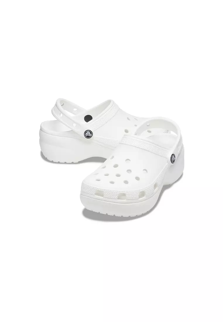 Women's Classic Paltform Clog In White